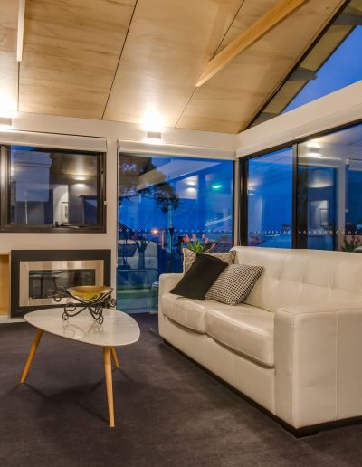 Night views from the lounge